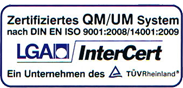 Zertifikat der LGA